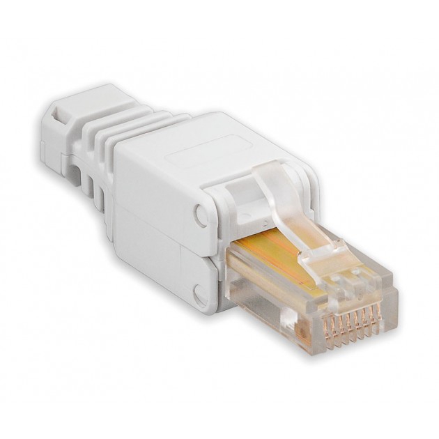 PLUG RJ45 TOOLESS CAT.5/6 PER AWG 22-26 CON COPRICONNETTORE