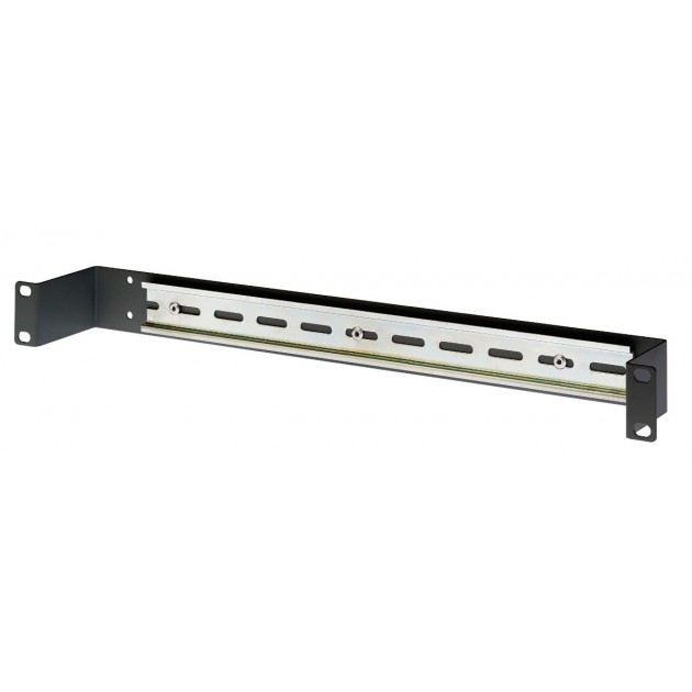 CONTENITORE GUIDA DIN 1U PER ARMADI RACK 19" NERO