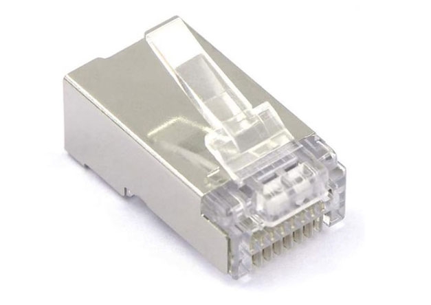 PLUG RJ45 FTP CAT.6A  PER CAVO AWG 23 PASSANTE