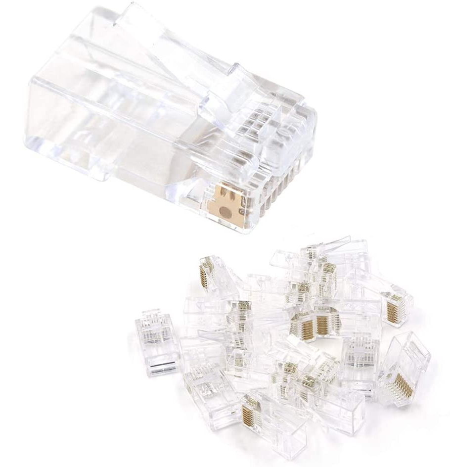 PLUG RJ45 UTP CAT.5E PASSANTE PER CAVO AWG 24-26