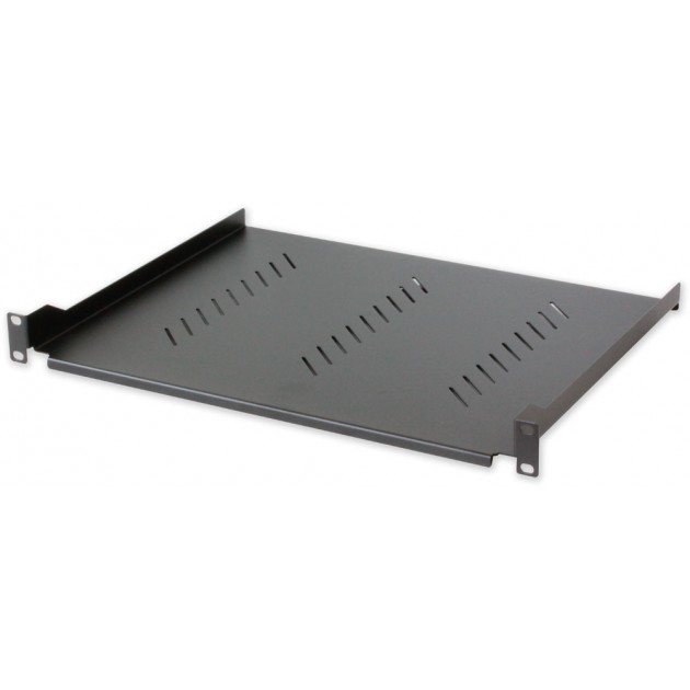 RIPIANO PER ARMADIO RACK 19" P.255 1U NERO FISSAGGIO 2 PT